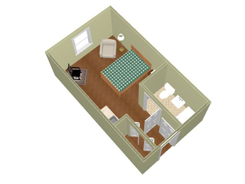 Studio Bedroom