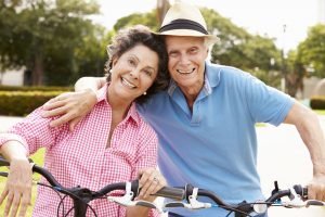 Fort Oglethorpe seniors cycling.