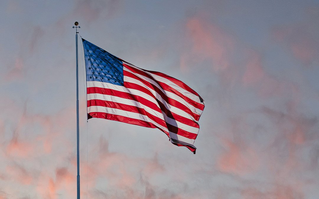 American flag for 4th of July 